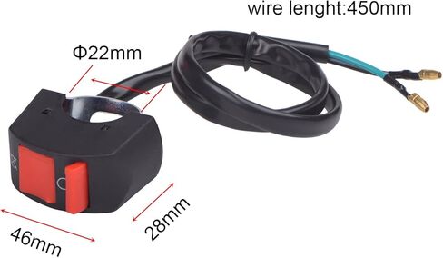 2 مجموعات قتل على إيقاف التبديل ل ATV دراجة نارية سكوتر الذهاب كارت محرك الطرق الوعرة إندورو الترابية دراجة باجا خربش علة DB30 7/8 ''22 مللي متر العالمي مقبض بار زر التبديل in Kuwait