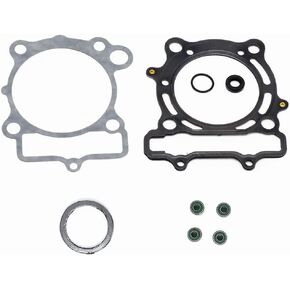 Top End Head Rebuild Gasket Set Kit for Kawasaki KX250F 2004-2008 Suzuki RMZ250 2004-2006