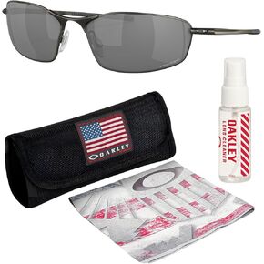 OAKLEY WHISKER OO4141 Sunglasses With Official Eyewear Kit Bundle