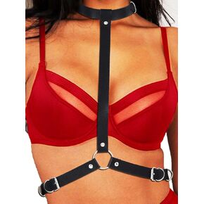 Leather Body Harness Belts Fashion Rave Body Chain for Women