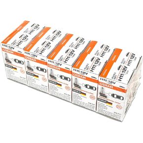 H11 64211L+ DOT Original Standard Halogen Bulb 12V 55W 3800K PGJ19-2 Made in Germany/Pack of 10