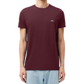 Lacoste Men's Monochrome Cotton Pima Jersey Crew Neck T-Shirt