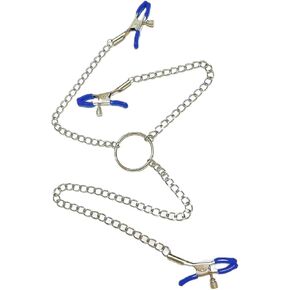 Nipple Chain Clip Clamps for Women Stainless Steel Body Clamps Adjustable Non-Piercing Body Chain Clip Jewelry
