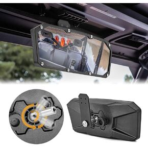 مرايا العرض الخلفي WSAYS مع 360 درجة متوافقة مع Polaris Ranger 500 570 900 1000 XP 2013-2025 مع علامة تبويب تصاعد المصنع لأسفل