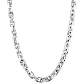 Silvershake 10MM 925 Sterling Silver Fashion Heavy Chunky Anchor Cable Chain Link Bracelet 8 Inch, 9 Inch and 10 Inch or Necklace 20 Inch and 22 Inch Jewelry for Women or Men Unisex