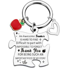 Teacher Appreciation Gifts For Women Men Teacher Keychain from Students Teacher Thank You Gifts For Her Him Best Teacher Gifts Birthday Teachers Valentines Day Gifts Ideas