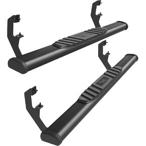 TAC 5" Running Boards Fit 2019-2024 Chevy Silverado/GMC Sierra 1500|2020-2023 2500/3500 Regular Cab Arrow Side Steps Truck Pickup Aluminum Step Rails