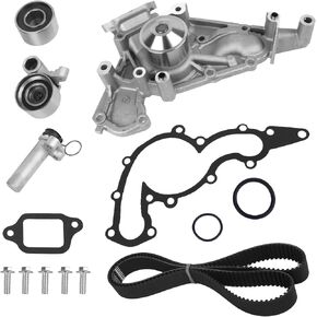 KUSATEC TCKWP298 Engine Timing Belt Kit with Water Pump Fit for 1998-2010 Lexus GS400 GS430 GX470 LS400 LS430 LX470 SC400 SC430; 1998-2009 Toyota 4Runner Land Cruiser Sequoia Tundra TKT-021
