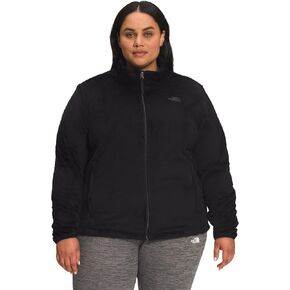 THE NORTH FACE Women's Osito Full Zip Fleece Jacket (Standard and Plus Size), TNF Black, 1X Plus