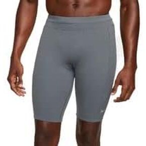 Nike Mens Dri-Fit Yoga Training Compression Shorts M Gray