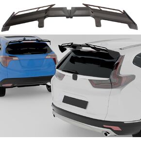 Rear Window Roof Spoiler Wing Gloss Black Compatible with for Honda Fit HR-V HRV CR-V CRV Prologue SUV All Models All Years