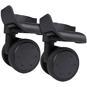2 Pair Luggage Suitcase Wheels 20Inch Luggage Wheel Spare Part Universal Wheel Replacement Luggage Suitcase Wheels for Luggage Suitcase Only suitable for Febaul luggage