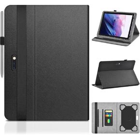 DETUOSI 10.1 inch Tablet Case for ZZB ZB10 10.1 inch, ATOZEE 10 Inch Tablet Android 14 Tablets, DigiLand 10.1, Hoozo 10.1, Pritom 10.1, Winsing 10.1 inch Leather Protective Cover,2-Angle Viewing