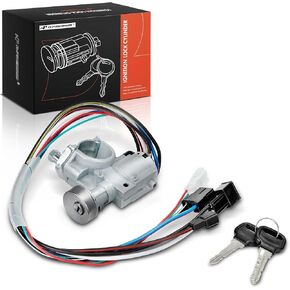أسطوانة قفل الإشعال A-premium مع مفتاحين متوافقة مع مركبات Mazda-B2000 1986-1987 2.0L ، B2200 1987-1989 2.0L ، B2600 1987-1989 2.6L-مع Switch