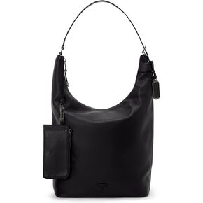Tumi - Voyageur Evora Hobo كبير - حقيبة كتف صورة ظلية حديثة - حقيبة الهلال الهواة - جلد أسود