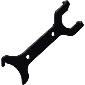 Mandark Motorcycle Rear Shock Spanner Wrench, Motorbike Shock Spanner Adjustment Tool, Automotive Wrench Tool Accessories Compatible with Sportster XL 883 1200 Touring Softail Dyna (Black)