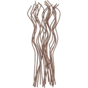 UXCELL 20PCS Wavy Rattan Reed Diffuser Sticks ، 28 سم/11 طبيعية خشبية من العطور الخشبية الموزع للتشويش بديل للمنزل ، غرفة نوم ، فندق ، مكتب ، ديكور رف الحمام (القهوة)