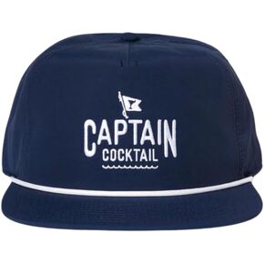 Toes on the Nose Unisex Salty 5 Panel Adjustable Snapback Hat, Storm