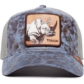 Goorin Bros. Hat Storm Rhino Trucker Cap Unisex Polyester Grey/Blue Uni