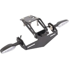 Tail Tidy Kit for Z650 ER650 NINJA650 EX650 2017-2024. Fender Eliminator Kit equipped Angle - Adjustable License Plate Holder, License Plate Light, PLUG&PLAY Turn Signal Lights (Clear)