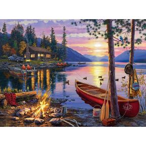 Buffalo Games - Country Life - Antique Barn - 500 Piece Jigsaw Puzzle for Adults Challenging Puzzle Perfect for Game Nights - 500 Piece Finished Size is 21.25 x 15.00 in Kuwait