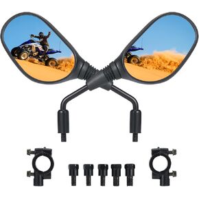ATV Mirrors, OFIG Motorcycle Mirrors with 7/8" Handlebar Mount Compatible with ATV Motocycle Scooter Moped Snowmobile Polaris Sportsman Dirt Bike Cruiser Chopper