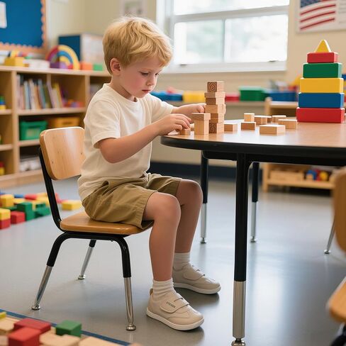 Wide Toe Box Toddler Shoes Zero Drop Boys Girls Barefoot Shoe Non-Slip Little Kids Sneakers for First Walking in Kuwait