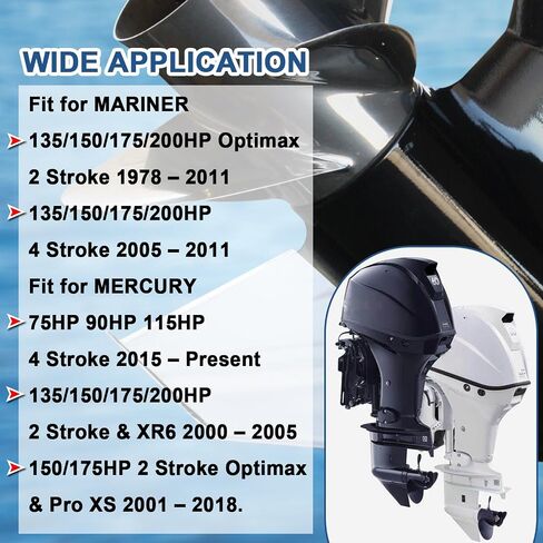 27061 Skeg Guard Safe-Skeg Protector Replace for Mariner 135/150/175/200HP Optimax 2&4 Stroke,for Mercury 75/90/115HP 4 Stroke in Saudi Arabia