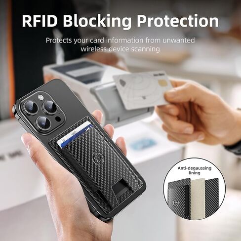 محفظة للرجال ، 2 في 1 محفظة ذكية مع حامل البطاقة المنبثقة ، حظر RFID محفظة جلدية الحد الأدنى محفظة ماجسافي ل iPhone 15/14/13 Pro/Promax in Kuwait