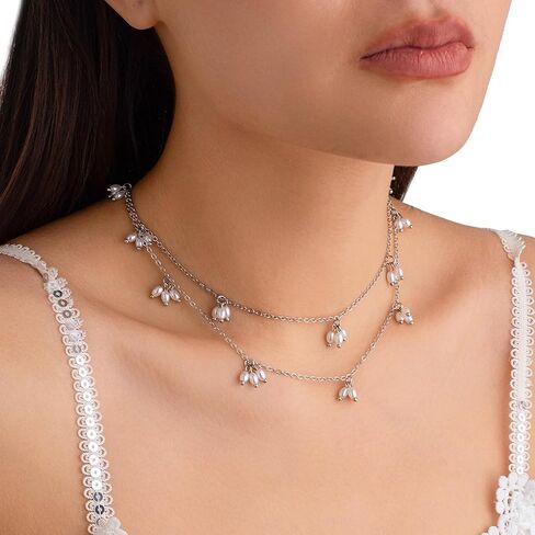 Wedding Pearl Back Chain Necklace Bridal Back Chain Jewelry Metal Bead Tassel Backdrop Necklace Long Pearl Back Necklace Backless Dress for Women in Saudi Arabia