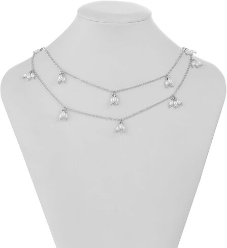Wedding Pearl Back Chain Necklace Bridal Back Chain Jewelry Metal Bead Tassel Backdrop Necklace Long Pearl Back Necklace Backless Dress for Women in Saudi Arabia