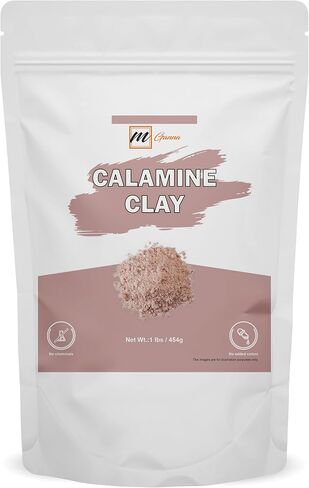 100% Natural Calamine Clay Powder for Anti-Ageing & Skin firming, Creams, Lotion and Soap Making 0.22 LBS / 100 GMS in Kuwait