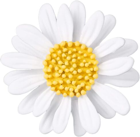 Colorful Daisy Sunflower Brooch Pins - Bohemian Style Flower Lapel Pins Badge Dress Neckline Pin for Women Girls in Saudi Arabia