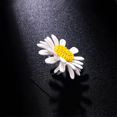 Colorful Daisy Sunflower Brooch Pins - Bohemian Style Flower Lapel Pins Badge Dress Neckline Pin for Women Girls in Saudi Arabia