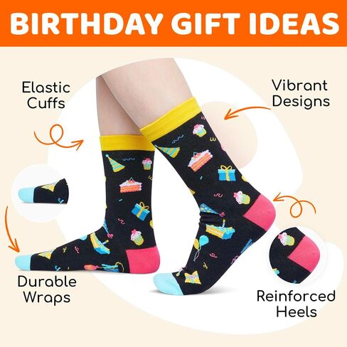 HAPPYPOP 15th Birthday Gifts Socks Ideas - Gifts for 15 Year Old Teenage Girls Boys, Quinceanera Gifts for Teen Girls Age 15 in Saudi Arabia