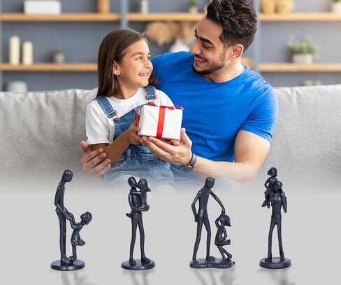 هدايا أبي من هدايا عيد ميلاد الابنة لأبي الأب ابنة الحميمة للآباء تمثال تمثال الحب النحت ديكور للآباء يوم عيد الميلاد لزوج زوج الأب الجديد in Kuwait