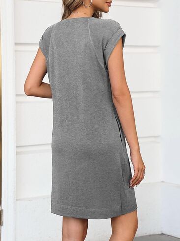 Wenrine Womens Summer T Shirt Dress in Kuwait