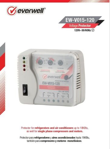 Voltage Surge Protector for AIR Conditioner Inverter 115V – 50/60Hz Single Phase (EW-V015-120) in Saudi Arabia