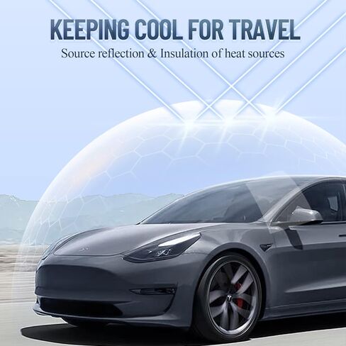 Kaizonpot Roof Sunshade for Tesla Model Y 2023 Sunrack Shade for Model y Glass Roof Cover Sun Coptory for Summer Use in Kuwait