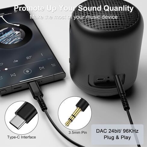 Samsung USB C to 3.5mm Audio Aux Jack Cable, 3FT Type C to Aux Headphone Male Cord Car Auxiliary Braided Cable for Galaxy S24 S23 S22 S21 S20 Ultra Note20, iPhone 16 15, Google Pixel 9 8 Pro 8a 7 Pro in Saudi Arabia