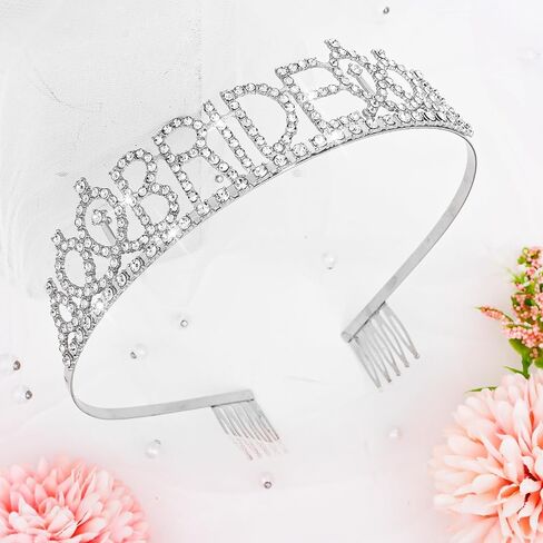 Bachelorette Party Decorations, Wedding Tiaras for Bride, Rose Gold Tiara, Bridal Shower Decorations, Bachelorette Party Favors, Bachelorette Gifts for Bride in Saudi Arabia