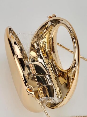 Women's Mini Crescent Acrylic Designer Luxury Bags Clutch Purse Bag Crossbody Shoulder Handbags With Chain in Kuwait