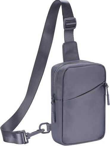 USHAKE Small Sling Bag for Women and Men, Water Resistant Crossbody Chest Bag Small Travel Bag for Casual, Travelling, Sport in Saudi Arabia