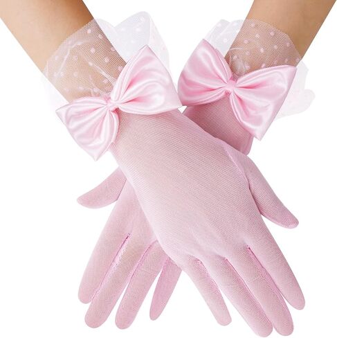 Choyaxo Lace Gloves - Short Dress Gloves for Women - Tea Party & Wedding Cosplay Halloween Costume in Saudi Arabia