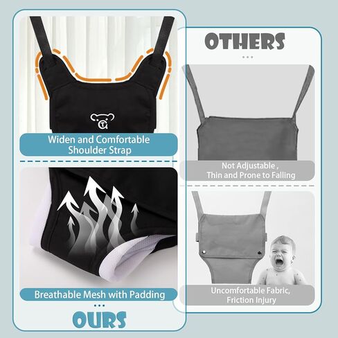 Baby Jumper, Baby Doorway Jumper with Adjustable Strap, Protable Baby Jumpers and Bouncers, Easy to Assemble, Baby Bouncer Jumper with Water Mat in Kuwait