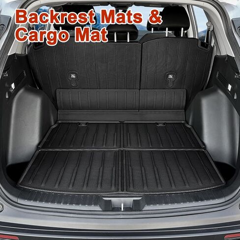 Cargo Liner Seat Back Covers for Honda CRV Accessories 2025 2024 2023, All-Weather TPE Seat Back Cover and Trunk Mat, Full Protection for Cargo Area in Saudi Arabia