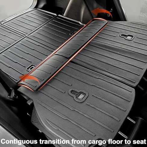 Cargo Liner Seat Back Covers for Honda CRV Accessories 2025 2024 2023, All-Weather TPE Seat Back Cover and Trunk Mat, Full Protection for Cargo Area in Saudi Arabia