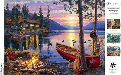 Buffalo Games - Country Life - Antique Barn - 500 Piece Jigsaw Puzzle for Adults Challenging Puzzle Perfect for Game Nights - 500 Piece Finished Size is 21.25 x 15.00 in Kuwait