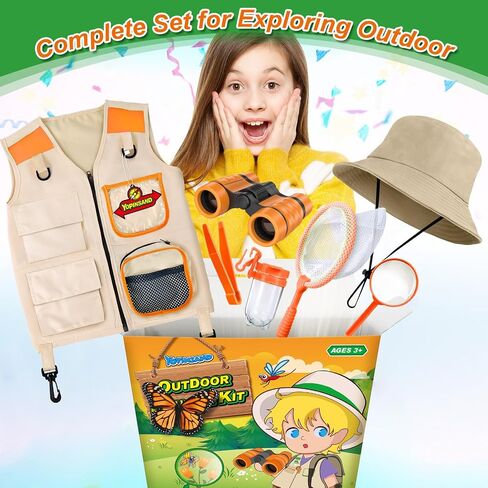 YOPINSAND Kids Explorer Kit & Bug Catcher Kit, Kids Outdoor Exploration Set in Kuwait