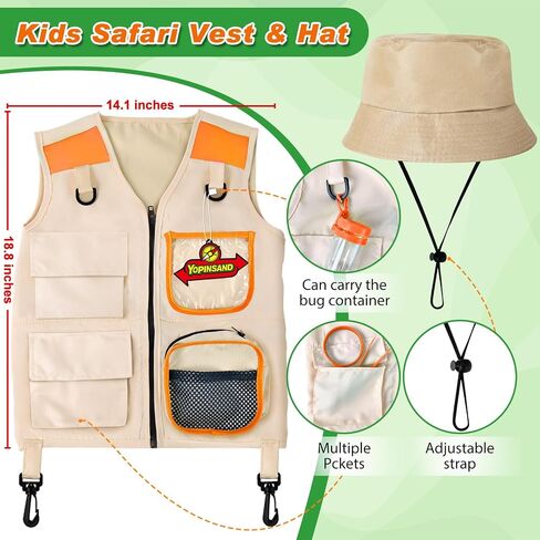 YOPINSAND Kids Explorer Kit & Bug Catcher Kit, Kids Outdoor Exploration Set in Kuwait